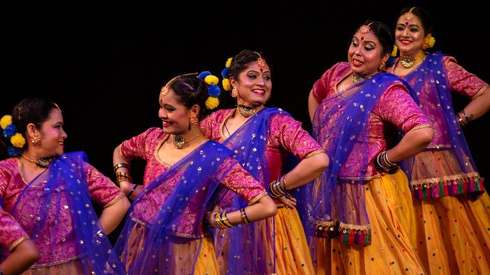 Asian dancers