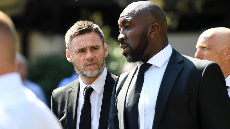 Graham Alexander and Darren Moore