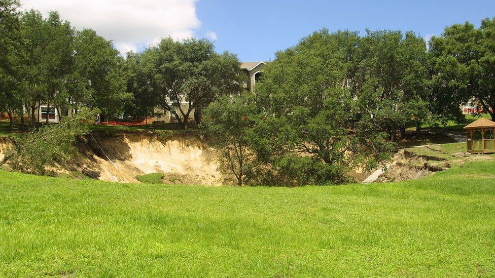 Sinkhole in Florida