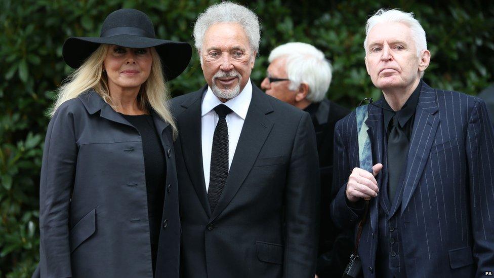 Carol Vorderman, Tom Jones and Mike McCartney