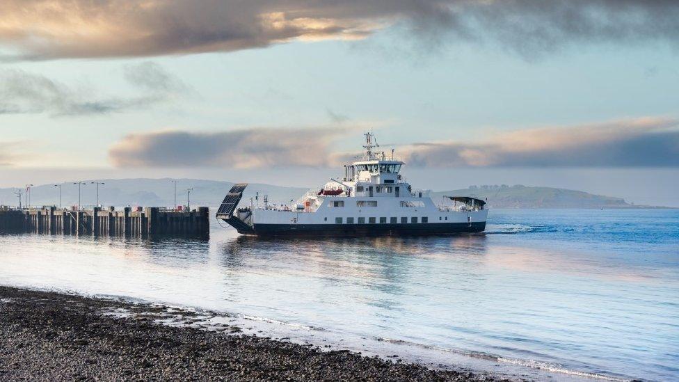 Calmac ferry at Cumbrae