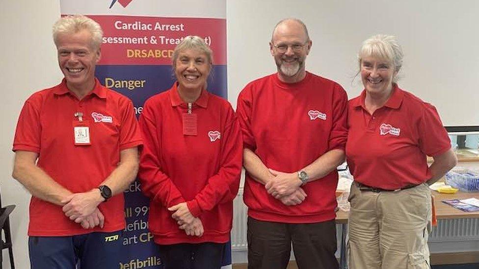 Heartstart Malvern volunteers