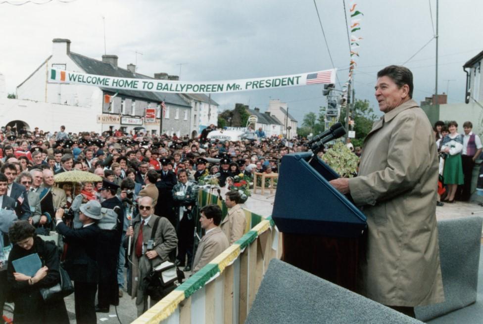 Ronald Reagan in Tipperary, 1984