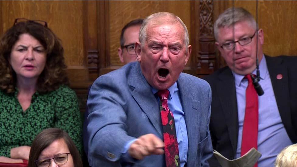 MP Barry Sheerman speaking in the House of Commons