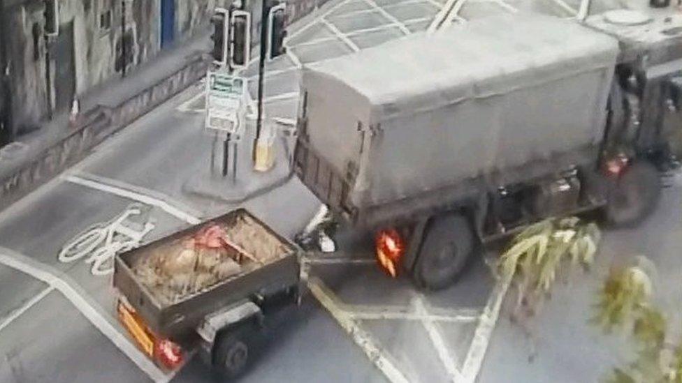 Bomb being removed from Bath