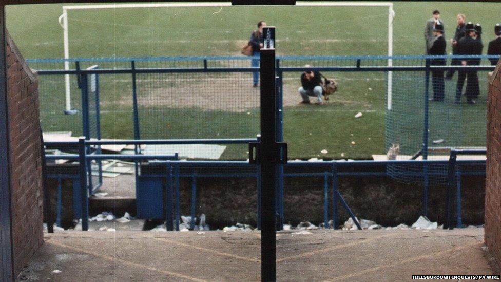 Entrance at Hillsborough Stadium