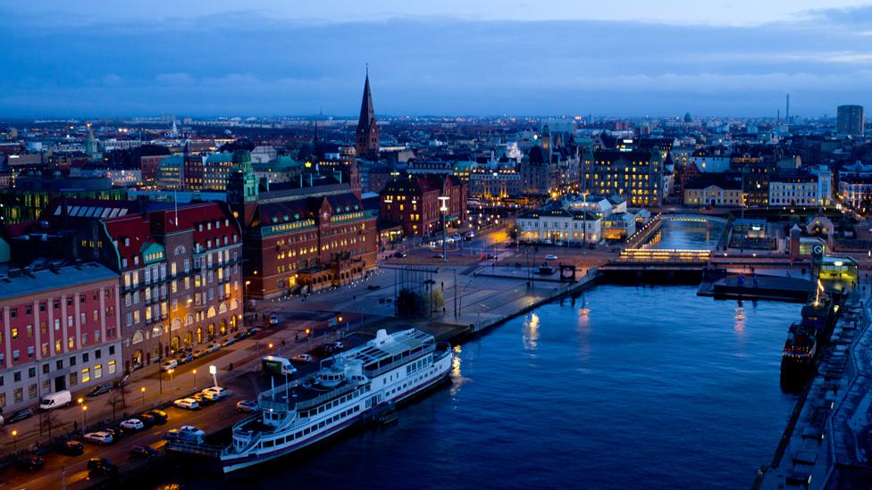 Malmo skyline