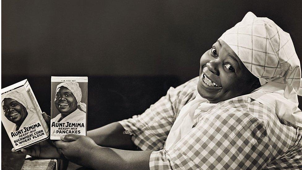 Actress portraying Aunt Jemima branding in 1933