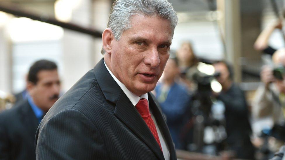 First Vice-President of Cuba Miguel Diaz-Canel Bermudez