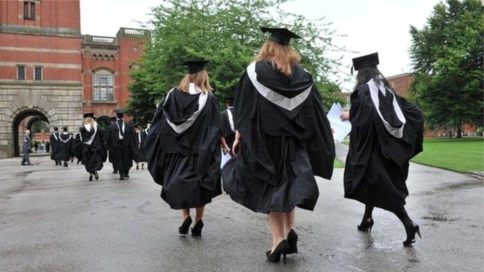 Students graduating