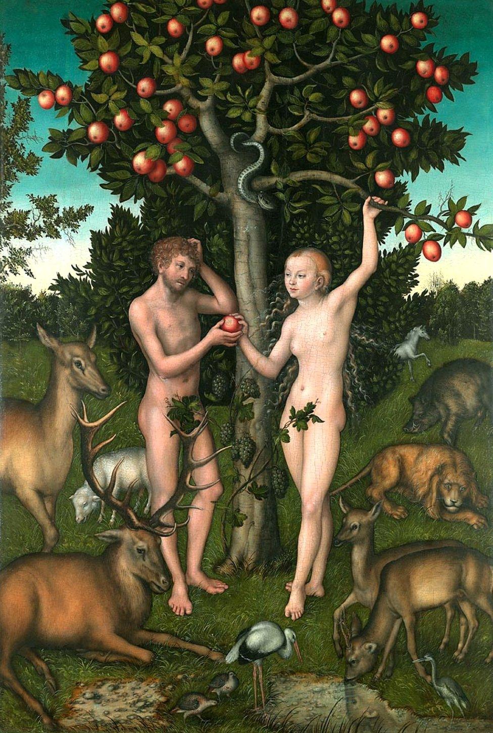 Adam and Eve, 1526 by Lucas Cranach the Elder