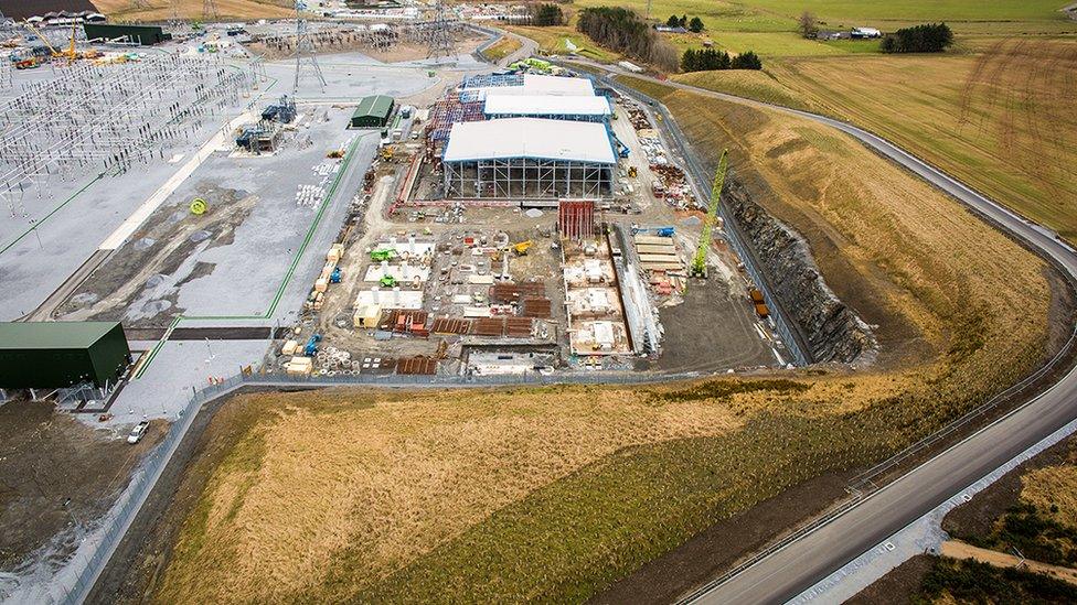 Construction of Blackhillock substation