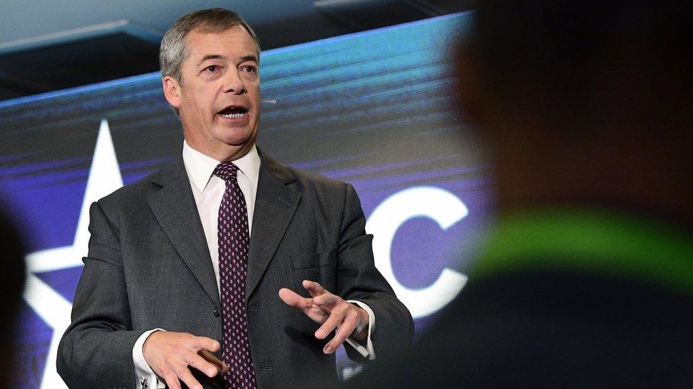 Nigel Farage attends the Conservative Political Action Conference (CPAC) in Sydney, Australia