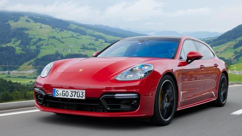 A Porsche Panamera.