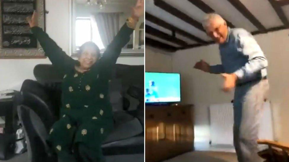 Grandparents rejoice in once in a lifetime win