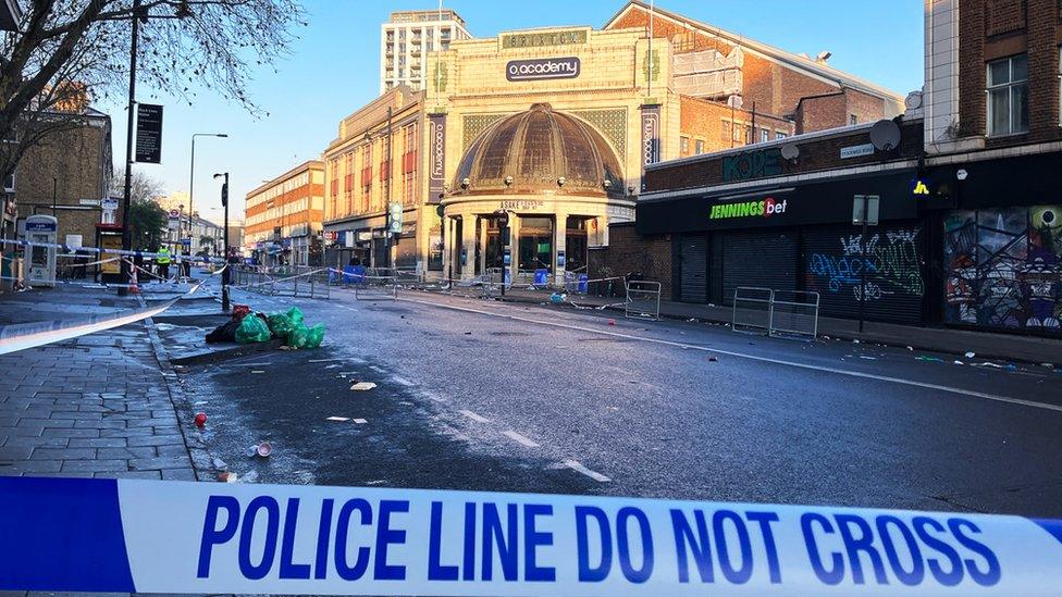 The O2 Academy Brixton the morning after the crush