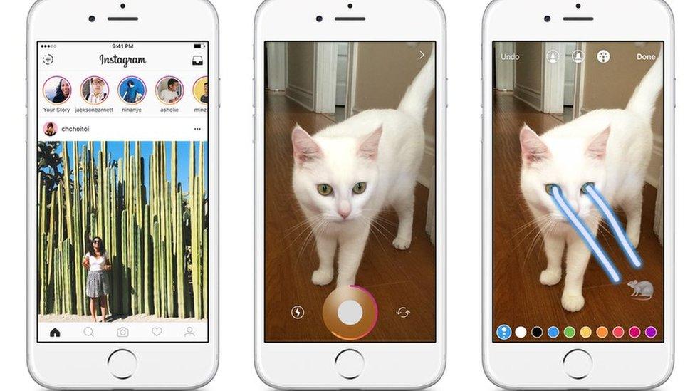 Instagram's new stories feature