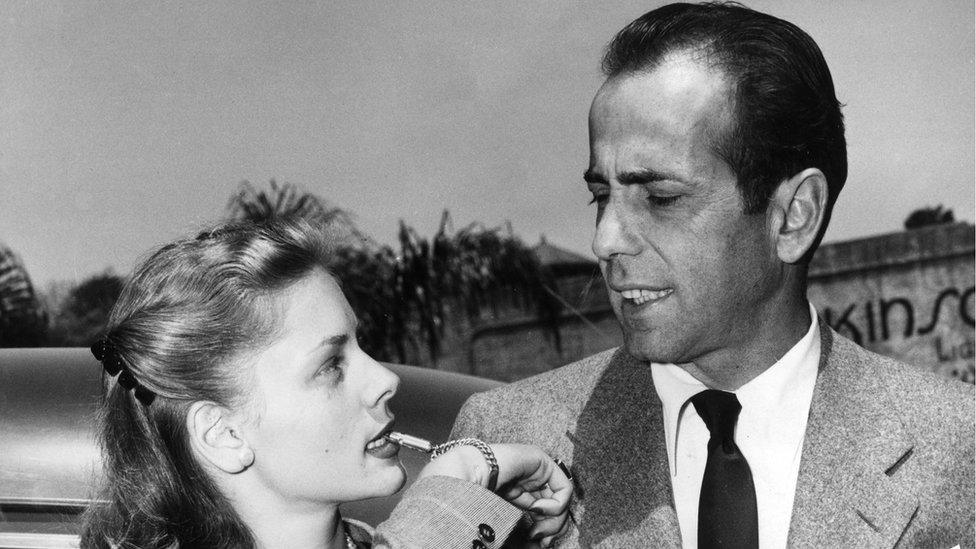 Humphrey Bogart and Lauren Bacall