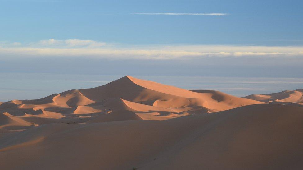 The star dunes' radiating arms give them their name