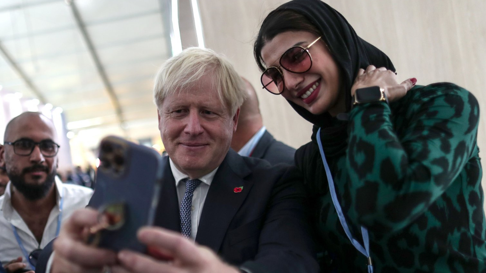 Boris Johnson at COP27