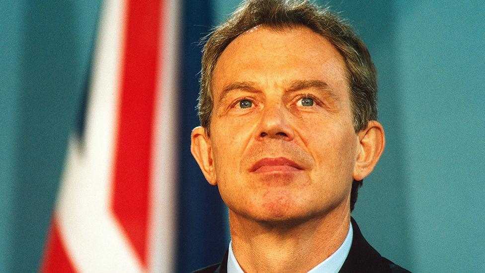 Tony Blair pictured in 2002