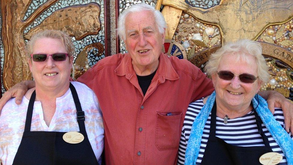 Gill Merrick, Ken Sexton and Pauline Lord