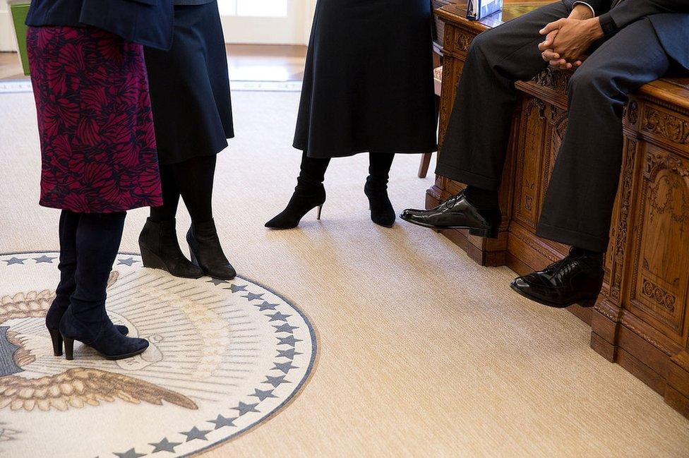 President Obama in the Oval Office