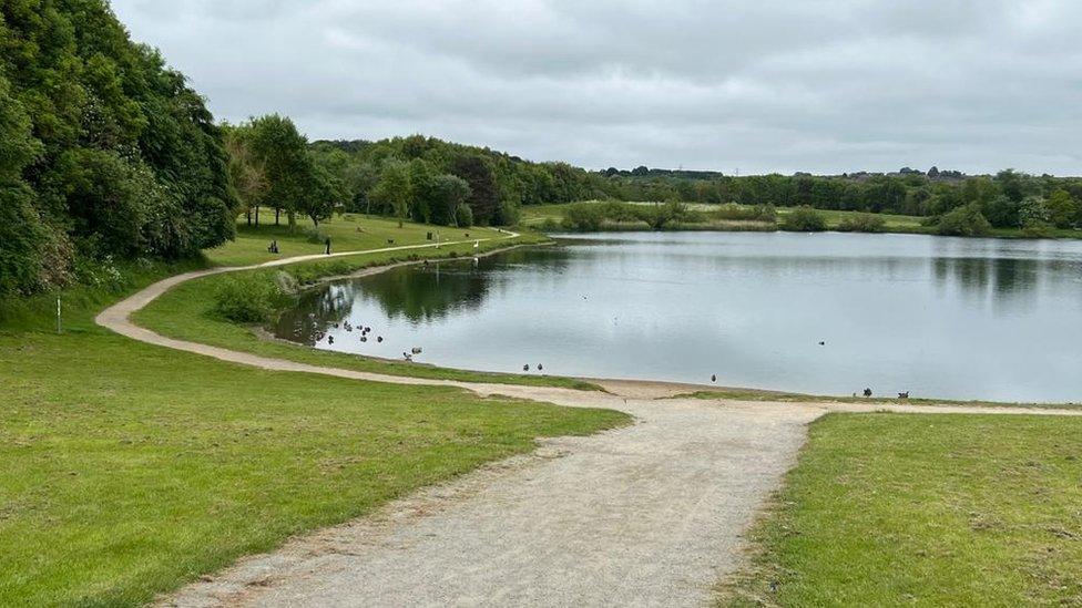 Lake at Hetton Lyons Country Park