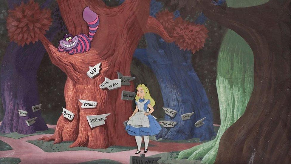 Image from Alice in Wonderland print