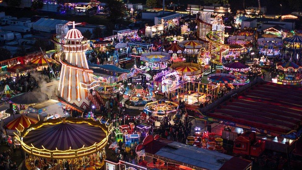 Goose Fair in Nottingham