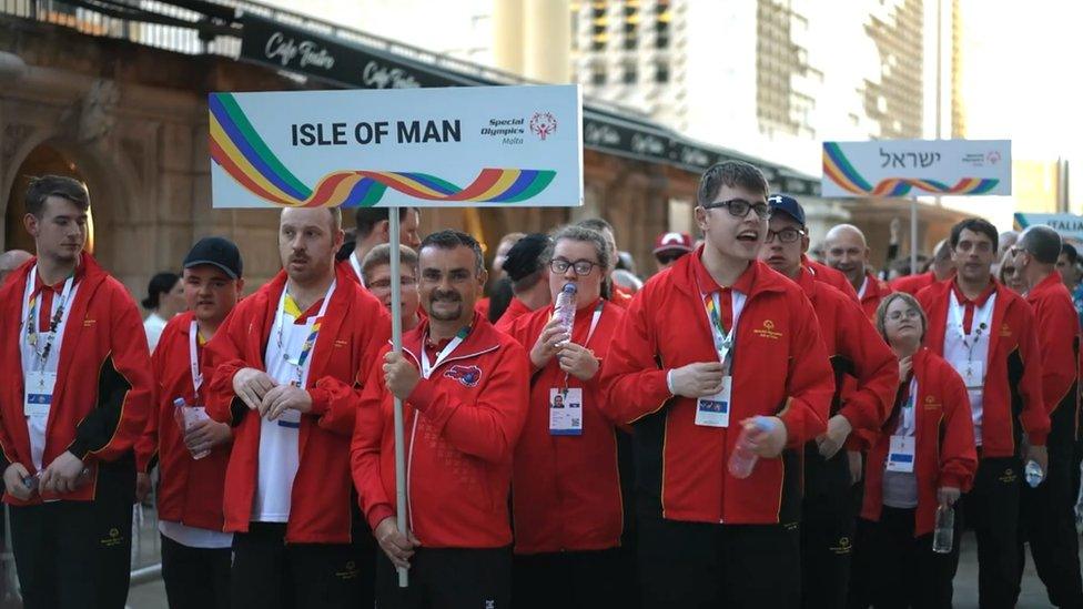 Isle of Man Special Olympics team 2022