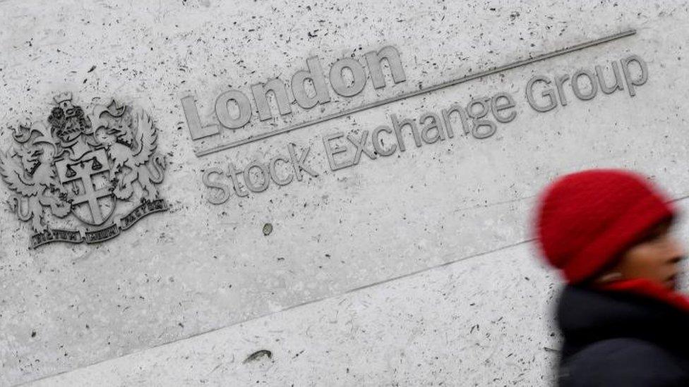 London Stock Exchange sign