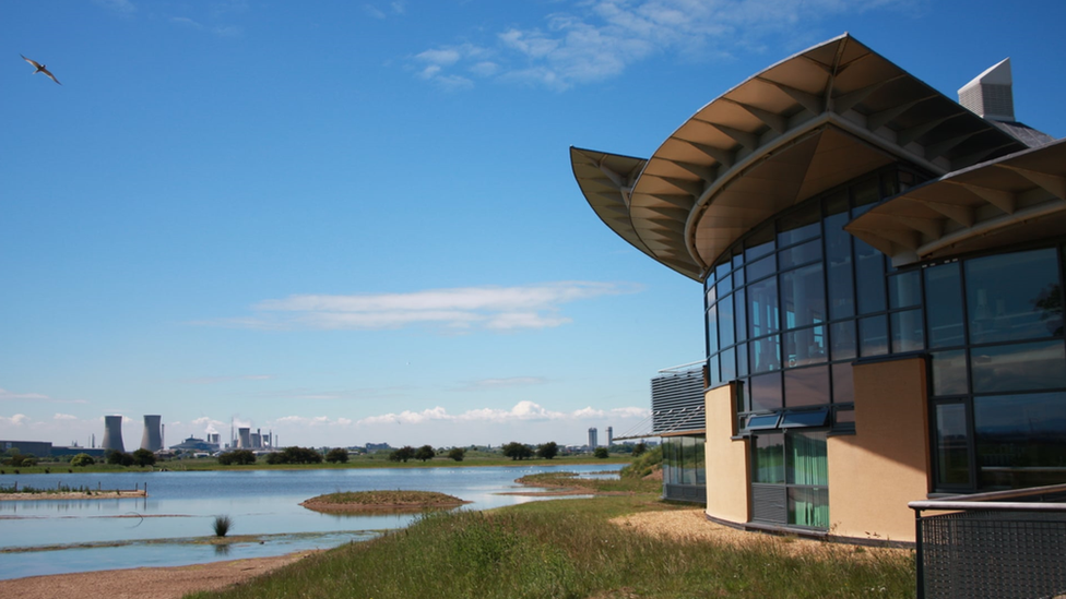 Visitors centre at RSPB Saltholme