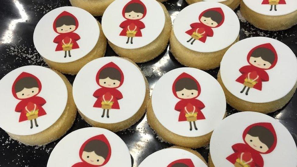 Little Red Riding Hood biscuits