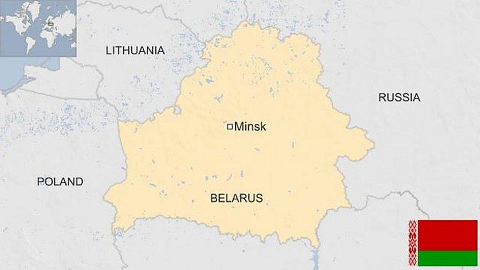 Map of Belarus