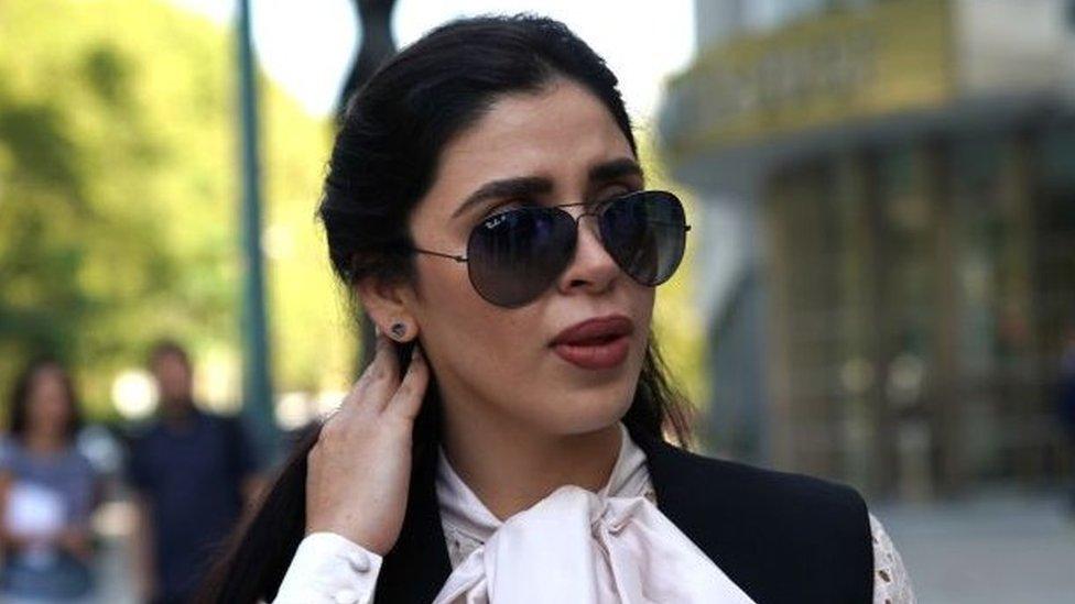 Emma Coronel Aispuro, wife of accused Mexican drug lord Joaquin "El Chapo" Guzman, leaves after a pre-trial hearing at Brooklyn Federal Courthouse in the Brooklyn borough of New York, on August 14, 2018.