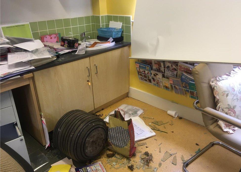 Glendhu Nursery after burglary