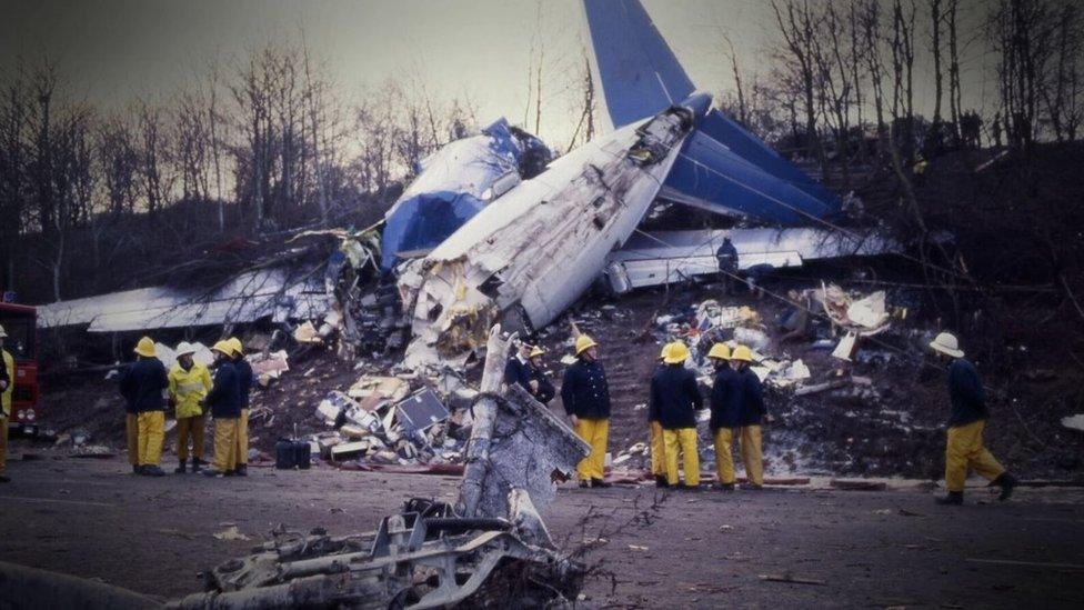 Kegworth air disaster wreckage