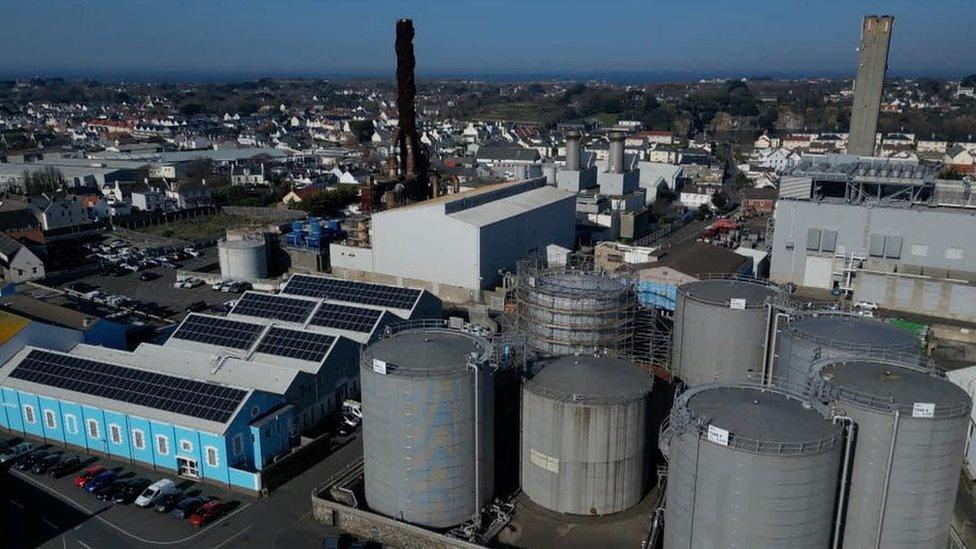 Guernsey's electricity power station