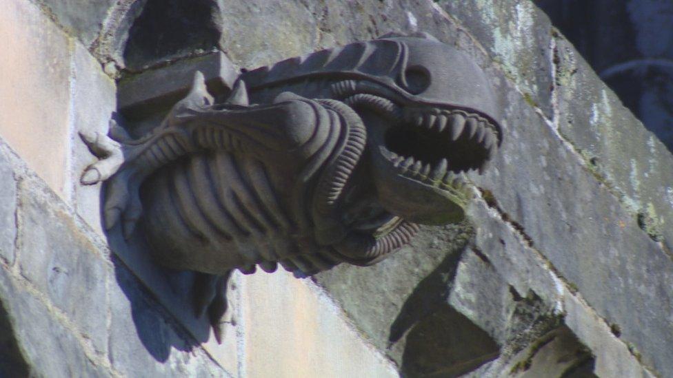 Paisley Abbey gargoyle