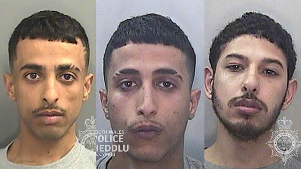 (L-R) Abdulgalil Aldobhani, Mustafa Aldobhani and Shafique Shaddad