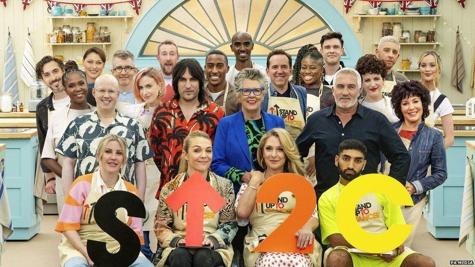 Celebrity Great British Bake off contestants