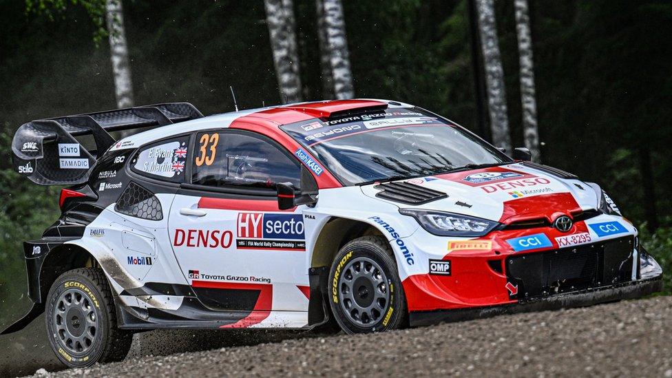 Toyota Yaris Elfyn Evans a Scott Martin