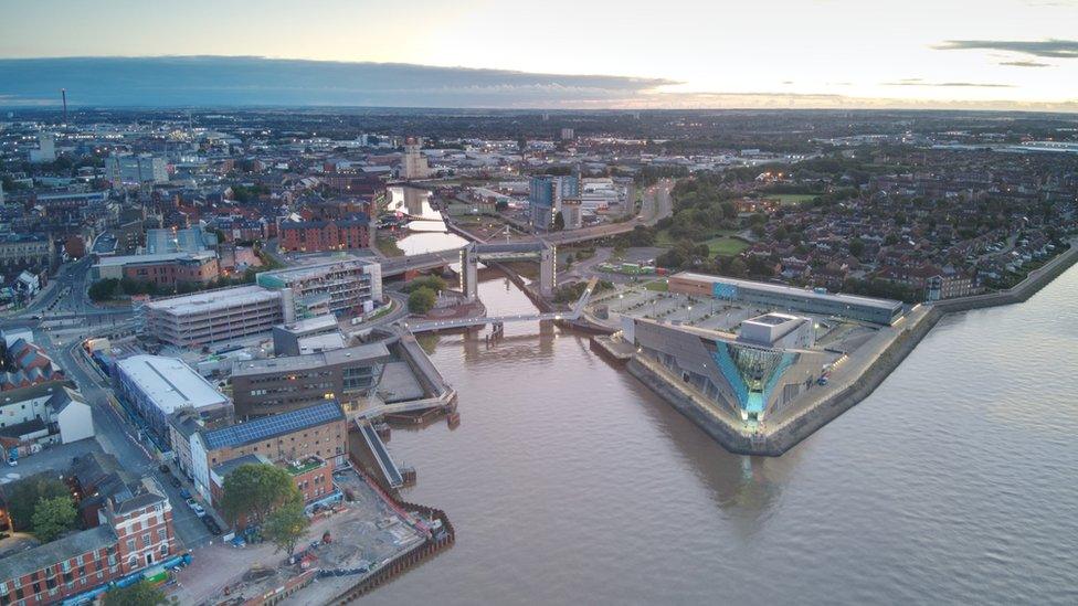 View of Hull skyline