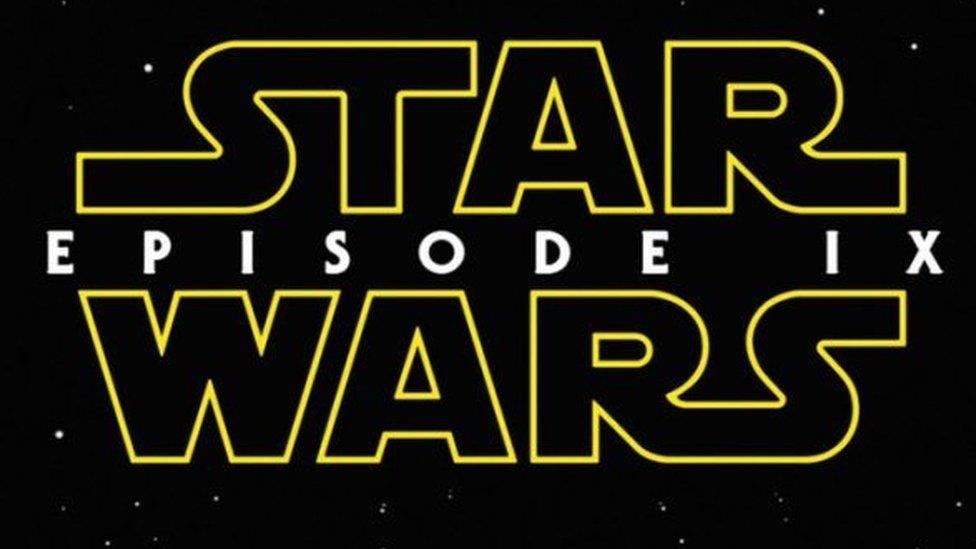 Early version of logo for the latest star wars film