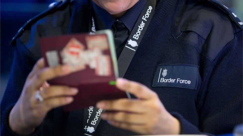 UK Border Force officer