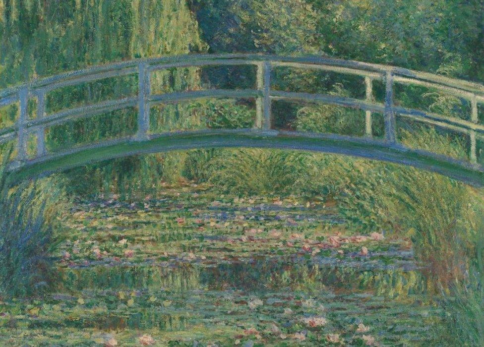 Monet's Water-Lily Pond painting