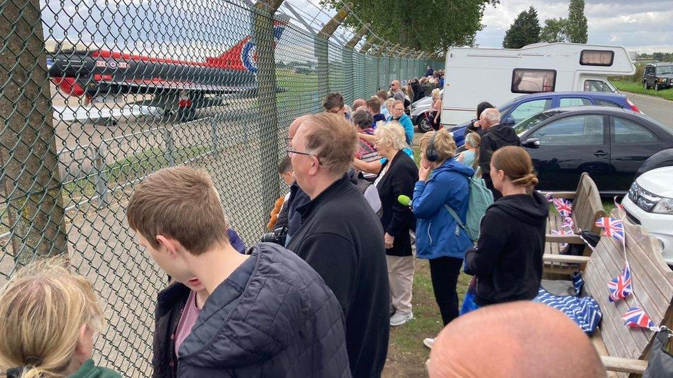 Crowds at Coningsby