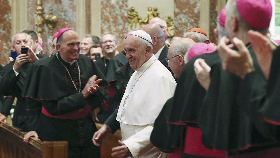 Pope at St Matthew's Cathedral