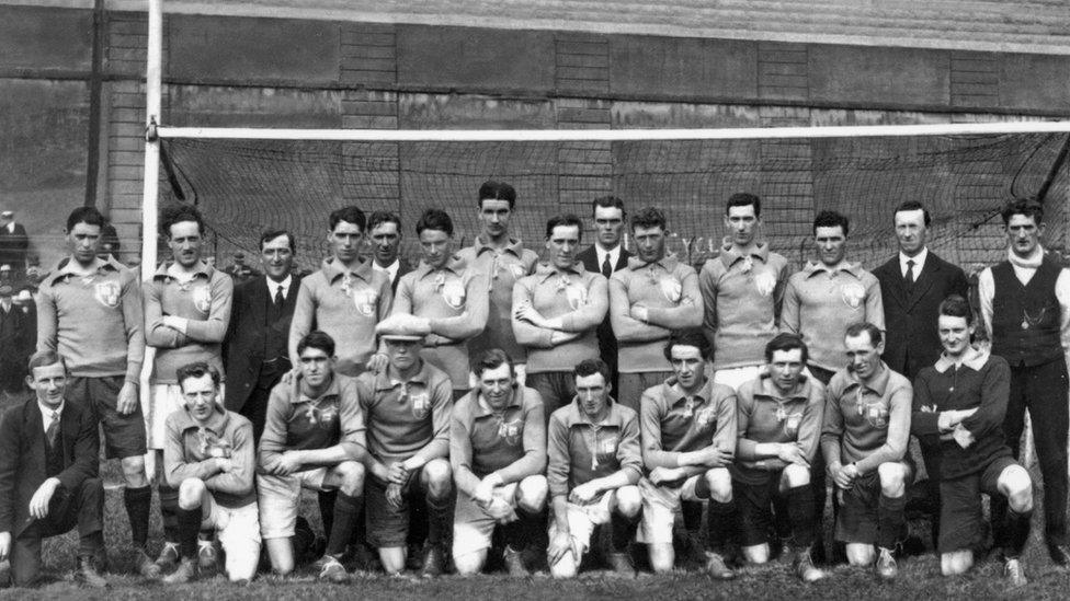 The Dublin GAA team in 1920